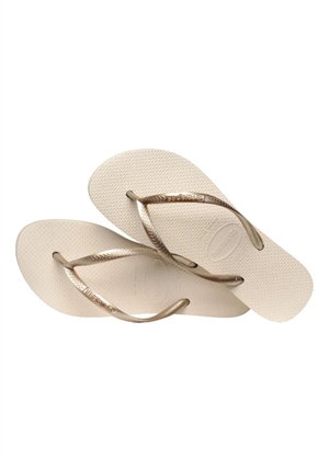 Hav. Slim Flatform sandal Beige Havaianas
